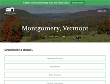 Tablet Screenshot of montgomeryvt.us